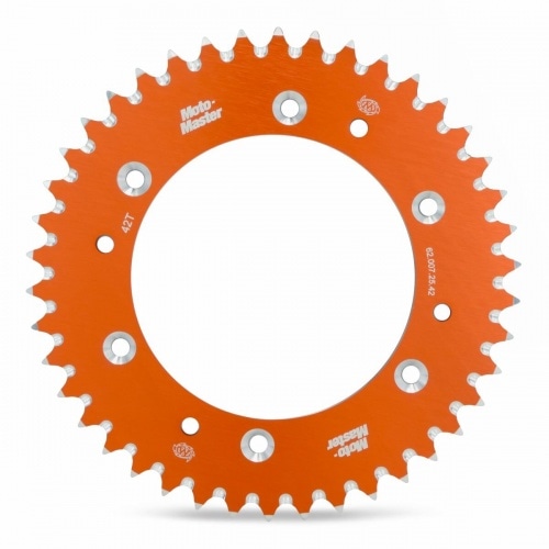 Rear Sprocket Moto Master 520 aluminium 51 teeth orange KTM / Husqvarna Rear Sprocket Moto Master 520 aluminium 51 teeth orange KTM / Husqvarna