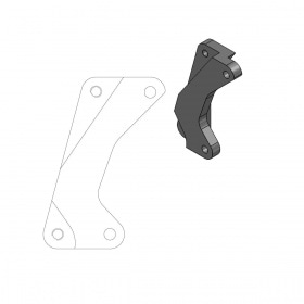 Brake Caliper Bracket Moto Master Supermotard Street WRF 2005 - 2015