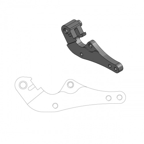Brake Caliper Bracket Moto Master Supermotard Street KTM / Husqvarna Brake Caliper Bracket Moto Master Supermotard Street KTM / Husqvarna