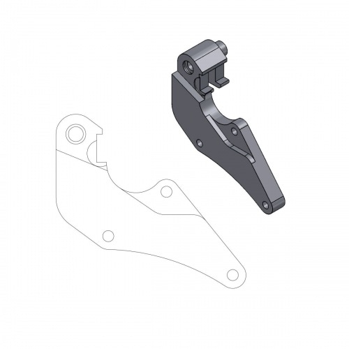 Brake Caliper Bracket Moto Master Street CR / CRF 2004 - 2014 Brake Caliper Bracket Moto Master Street CR / CRF 2004 - 2014