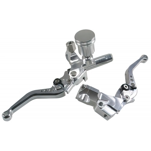 Brake Lever (cable) and Brake Cylinder with lever (hydraulic) MTKT CNC chrome Brake Lever (cable) and Brake Cylinder with lever (hydraulic) MTKT CNC chrome