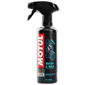 Dry Cleaner Motorbike / Scooter Motul E1 Wash & Wax 400 ml