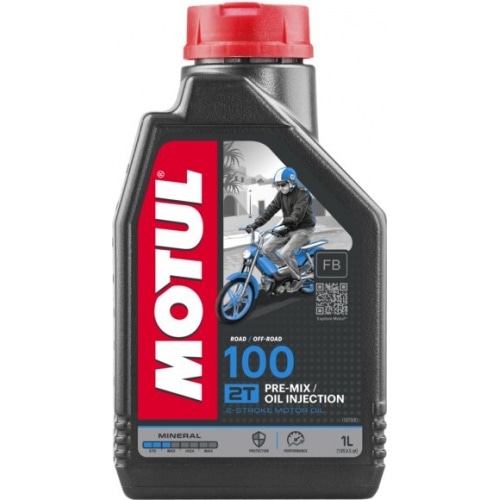 Motul 100 minerālā eļļa 2 taktu motoriem 1l Motul 100 minerālā eļļa 2 taktu motoriem 1l
