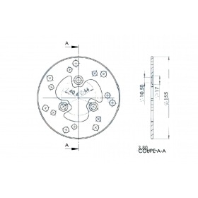 CGN Brake Disc front Yamaha BW’s / Spirit after 1998 (d.155mm)