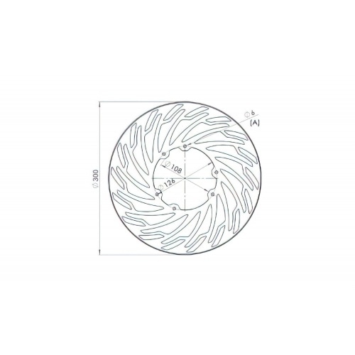 NG Bremžu disks priekšējais 300mm Derbi DRD Pro / SM NG Bremžu disks priekšējais 300mm Derbi DRD Pro / SM
