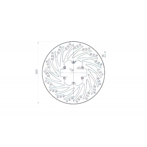 NG Bremžu disks priekšējais 300mm Peugeot XR7 pēc 2008 gada NG Bremžu disks priekšējais 300mm Peugeot XR7 pēc 2008 gada