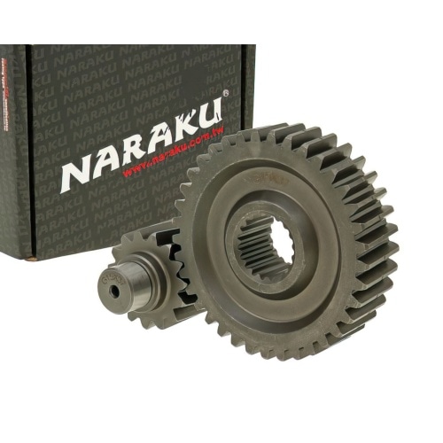 Secondary Transmission Naraku Racing 15/37 +20% GY6 125/150cc 152/157QMI Secondary Transmission Naraku Racing 15/37 +20% GY6 125/150cc 152/157QMI
