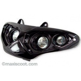 Headlight Quattro ODF Gilera Runner / Hussar black