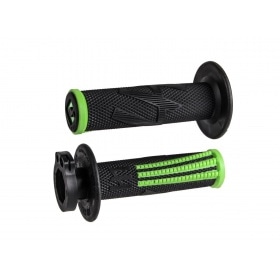 Grips ODI Emig Pro V2 Lock-on full diamond black / green