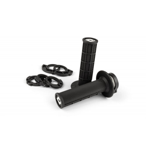 ODI MX V2 rokturi ar pusi vafeļu melni ODI MX V2 rokturi ar pusi vafeļu melni