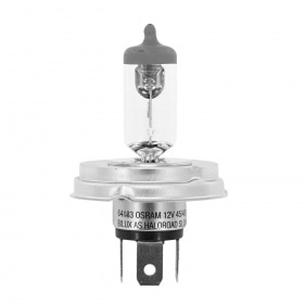 Priekšējā luktura halogēna lampa R2 12V - 45/40W P45T Osram balta