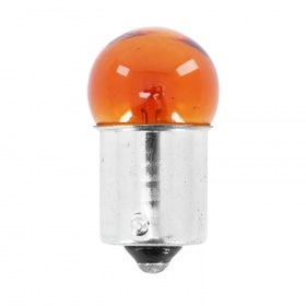 Indikatora spuldze RY10W 12V -10W BAU15S ar nobīdes piniem Osram oranža