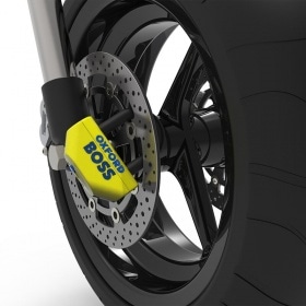 Ķēdes slēdzene + Boss Alarm 16mm Oxford 2m x 12mm