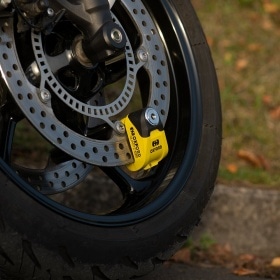 Disku slēdzene Quartz XD10 Oxford 10 mm dzeltena / melna