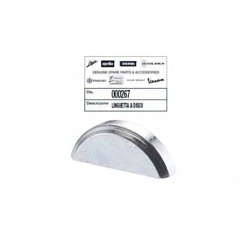 Woodruff Key – original spare part Piaggio NRG / Typhoon Woodruff Key – original spare part Piaggio NRG / Typhoon