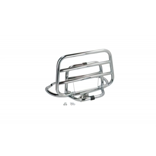 Luggage Rack rear chrome folding 32x22cm Vespa Primavera 50 - 150cc Luggage Rack rear chrome folding 32x22cm Vespa Primavera 50 - 150cc