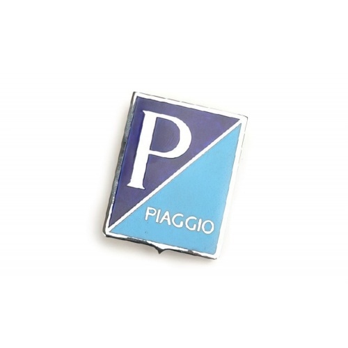 Uzlīmes raga vāciņš (klips) 37x46mm zils / hroms Uzlīmes raga vāciņš (klips) 37x46mm zils / hroms