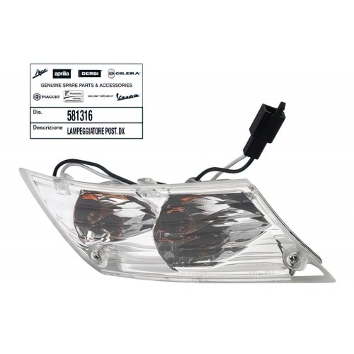 Indikators labās aizmugures Piaggio Zip pēc 2006 gada Indikators labās aizmugures Piaggio Zip pēc 2006 gada