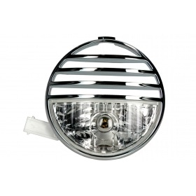 Piaggio Horn Cover Insert w/ LED parking light Vespa GTS / GTV 125 - 300cc chrome