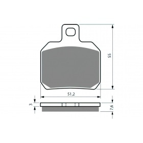 Bremžu kluči aizmugurējie Piaggio Beverly 500cc 2007