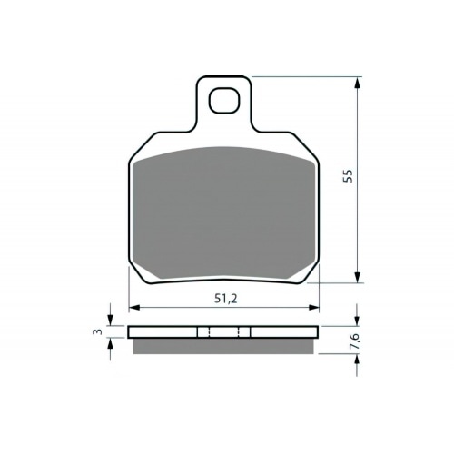 Bremžu kluči aizmugurējie Piaggio Beverly 500cc 2007 Bremžu kluči aizmugurējie Piaggio Beverly 500cc 2007
