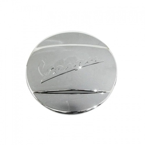 Variator Cover Cap w/ Vespa logo, chrome Vespa GTS / GTS Super 125 - 300cc Variator Cover Cap w/ Vespa logo, chrome Vespa GTS / GTS Super 125 - 300cc