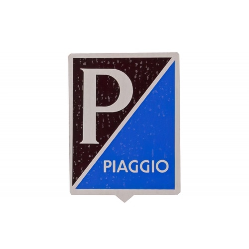 Emblēma Piaggio melna / zila Emblēma Piaggio melna / zila