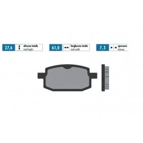 Brake Pads Polini Original GY6