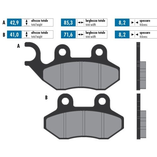 Bremžu kluči Polini Original Peugeot Tweet Bremžu kluči Polini Original Peugeot Tweet