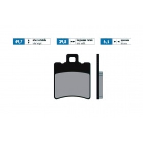 Bremžu uzlikas Polini saķepinātas MBK Nitro / pastiprinātājs