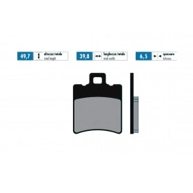 Brake Pads Polini sintered MBK Nitro / Booster