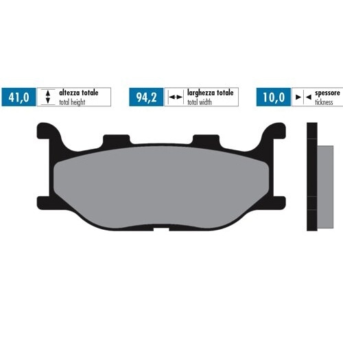 Brake Pads Polini sintered Yamaha Tmax 500 2004 – 2007 Brake Pads Polini sintered Yamaha Tmax 500 2004 – 2007
