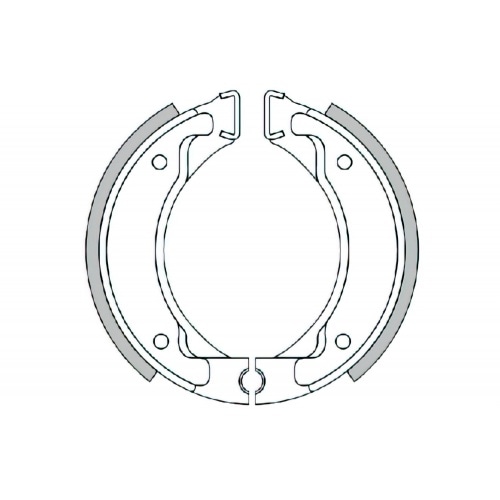 Polini Brake Shoes rear Yamaha BW's / Jog Polini Brake Shoes rear Yamaha BW's / Jog