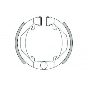 Brake Shoes rear Polini 80x18mm Peugeot 103 SP