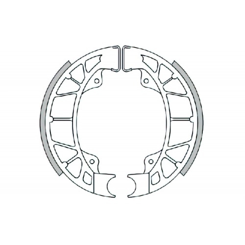 Колодки тормозные Polini задние Piaggio Vespa / Zip Колодки тормозные Polini задние Piaggio Vespa / Zip