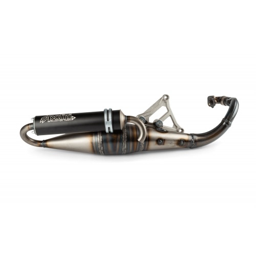 Exhaust Polini SCOOTER TEAM 4 street-legal Peugeot Kisbee 2-stroke injection Exhaust Polini SCOOTER TEAM 4 street-legal Peugeot Kisbee 2-stroke injection