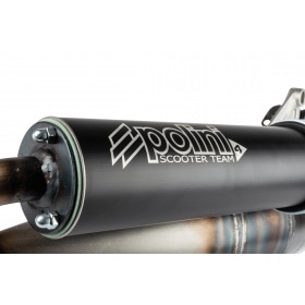 Exhaust Polini SCOOTER TEAM 4 street-legal Peugeot Kisbee 2-stroke injection