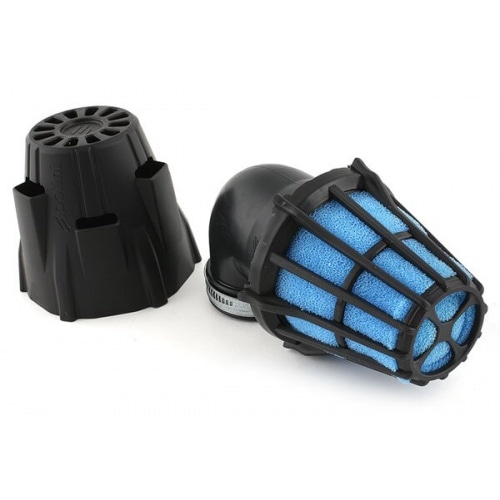 Gaisa filtrs Gaisa kaste Polini melna 90° leņķis d.32mm L.135mm Gaisa filtrs Gaisa kaste Polini melna 90° leņķis d.32mm L.135mm