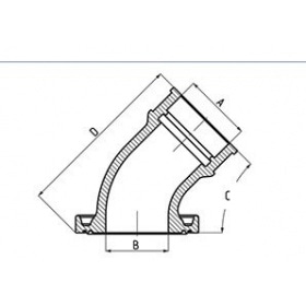 Ieplūdes kolektors Polini 360° moduļu 33mm / 58° Minarelli horizontāls