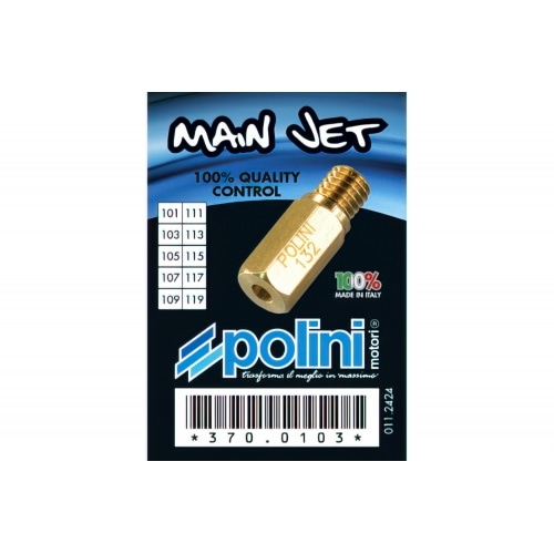 Galvenais sprauslu komplekts Polini Keihin PWK + Polini CP 40 - 58 Galvenais sprauslu komplekts Polini Keihin PWK + Polini CP 40 - 58