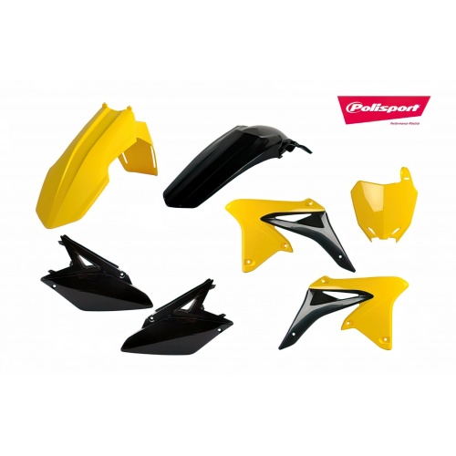 Fairing Kit Polisport yellow / black Suzuki RM-Z 250