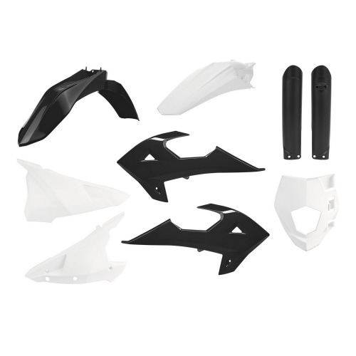 Fairing Kit Polisport black / white GasGas EC / Rieju MR Fairing Kit Polisport black / white GasGas EC / Rieju MR