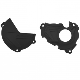 Case Cover Kit Polisport Yamaha YZF 250 after 2019 black