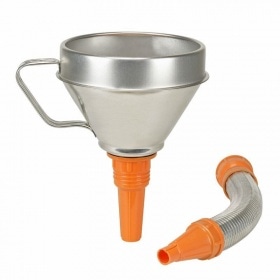 Funnel Pressol galvanized steel / polyethylene with flexible spout 160mm