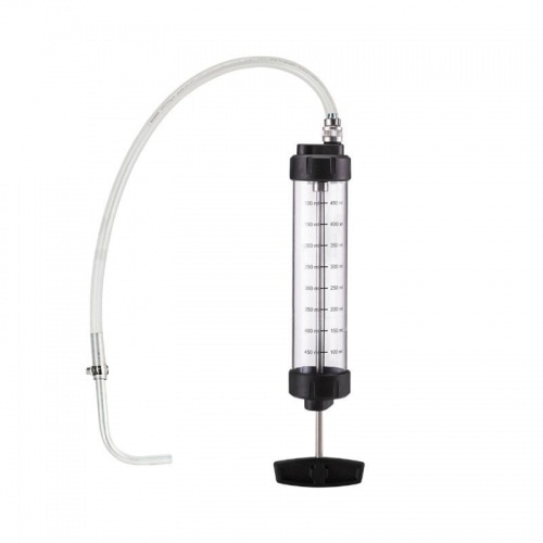 Šļirce Pressol caurspīdīga degvielai un smērvielām ar skalu 500ml Šļirce Pressol caurspīdīga degvielai un smērvielām ar skalu 500ml