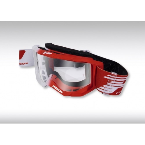 MX aizsargbrilles ProGrip 3300 white / red MX aizsargbrilles ProGrip 3300 white / red
