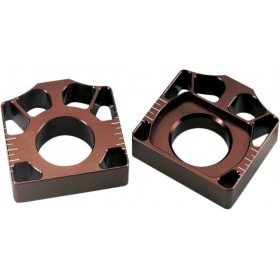 Chain Tensioners / Axle Blocks Pro Circuit red CR / CRF 2000-2008