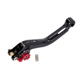 Brake Lever front Puig 2.0 adjustable short black / red