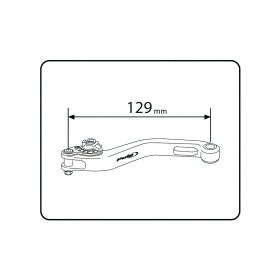 Bremžu svira priekšējā Puig 2.0 regulējama īsa melna / oranža