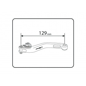 Priekšējā bremžu svira Puig 2.0 regulējama īsa oranža / melna
